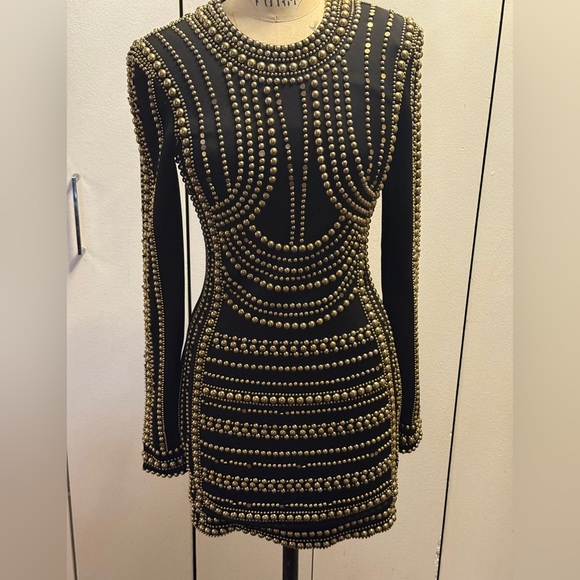 BALMAIN 
Disney x Balmain: The Lion King Beaded Minidress  SIZE 6/M - Picture 1 of 14
